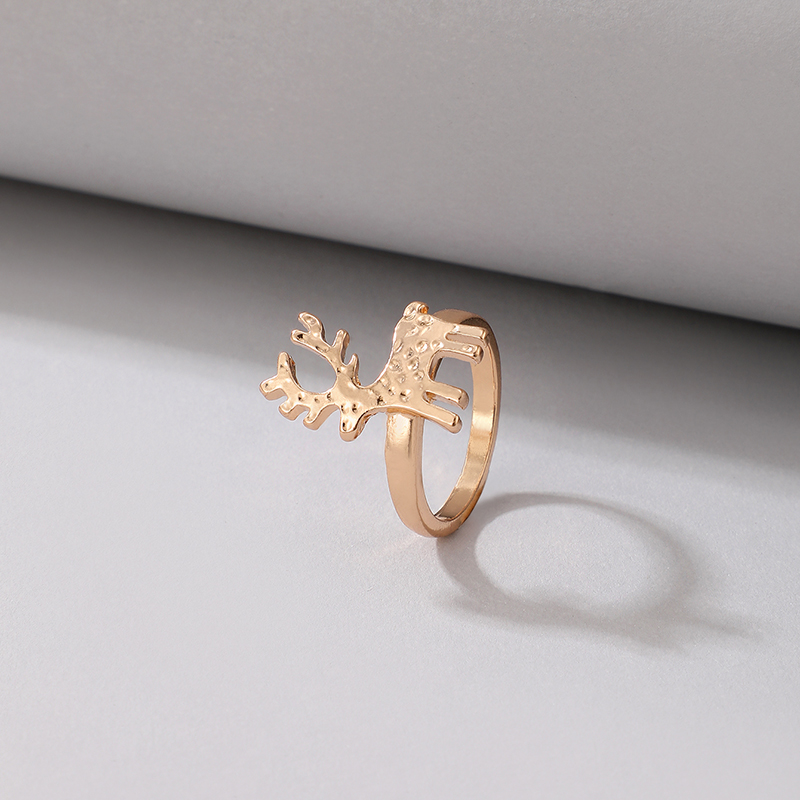 Fashion Elk Alloy Plating Rings