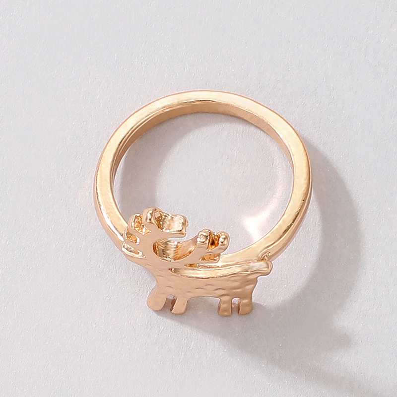 Fashion Elk Alloy Plating Rings