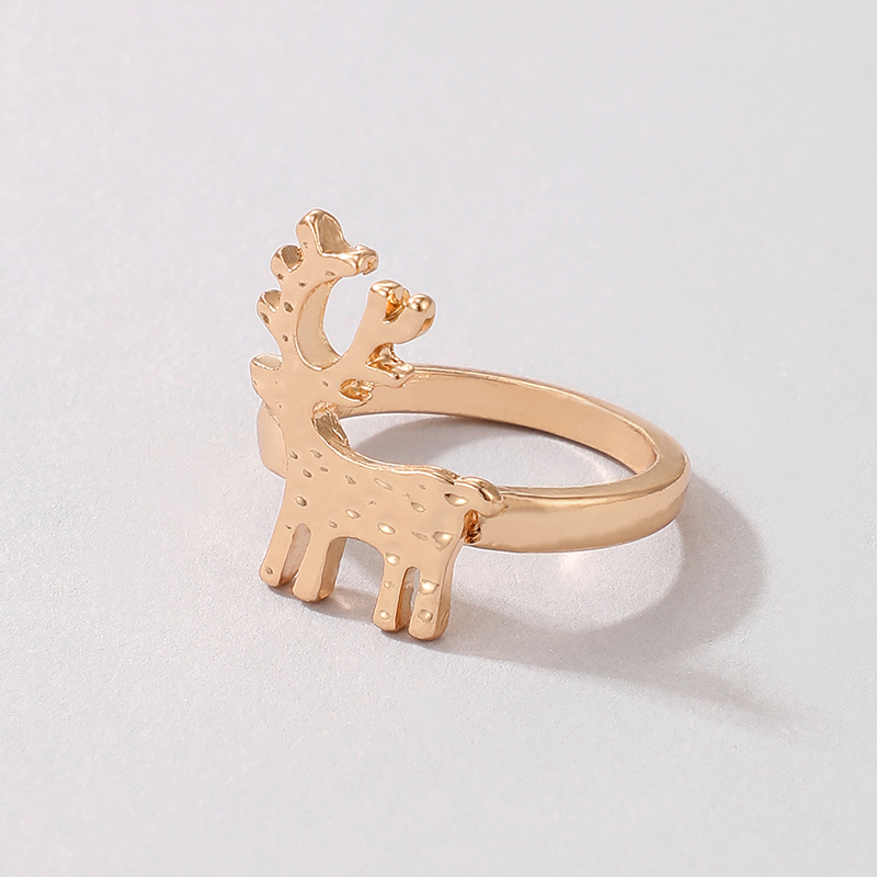 Fashion Elk Alloy Plating Rings