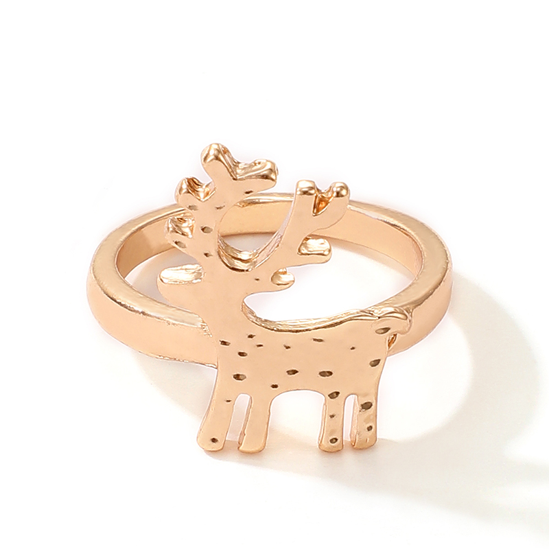 Fashion Elk Alloy Plating Rings