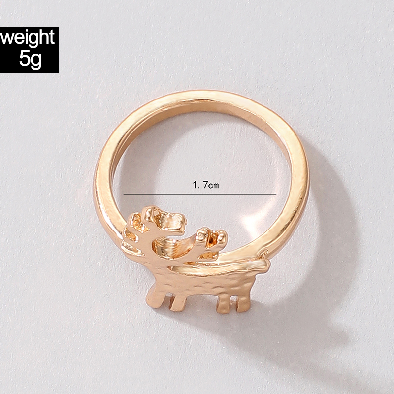 Fashion Elk Alloy Plating Rings