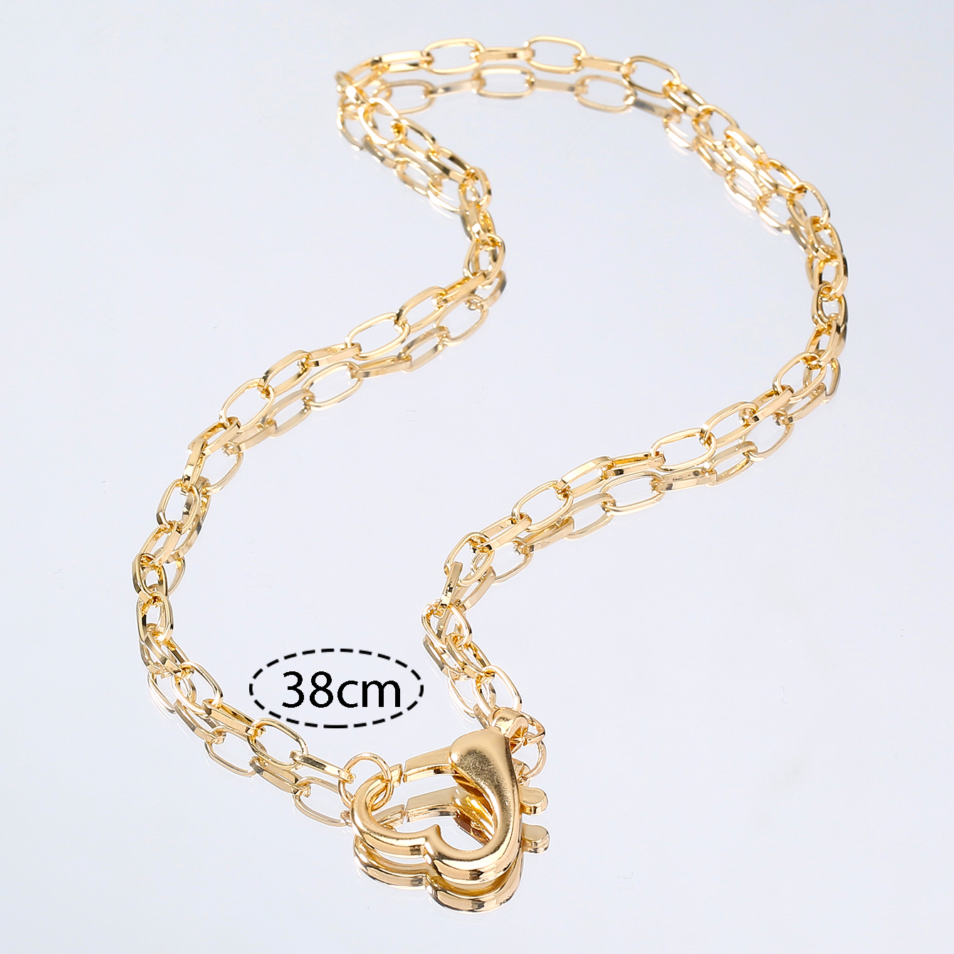 Fashion Heart Shape Alloy Hollow Out Inlay Crystal Womenu0027S Pendant Necklace 1 Piece