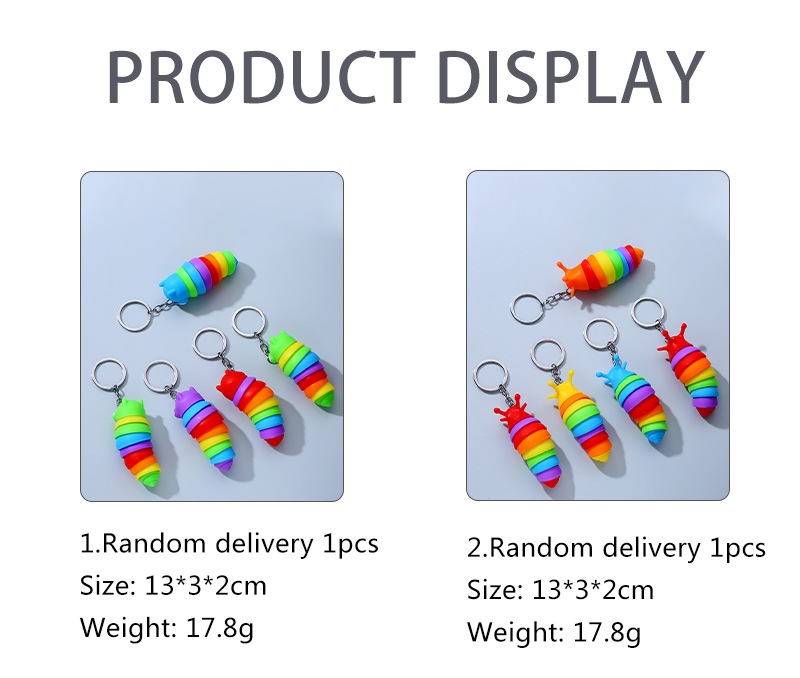 Cute Insect Alloy Plastic Bag Pendant Keychain 1 Piece