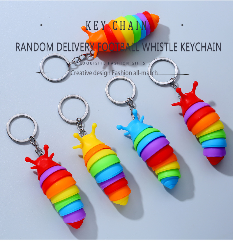 Cute Insect Alloy Plastic Bag Pendant Keychain 1 Piece
