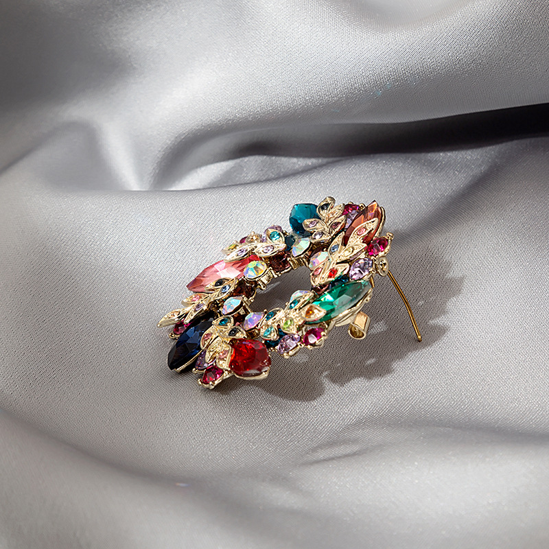 Vintage Style Animal hat Alloy Hollow Out Artificial Gemstones Artificial Diamond Brooches