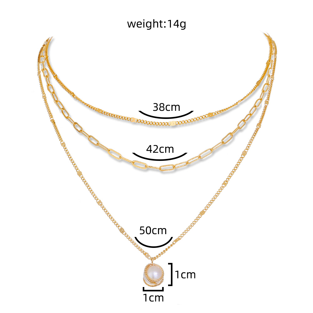 Fashion Star Tassel Heart Shape Aluminium Alloy Inlay Artificial Pearls Zircon Necklace 1 Piece