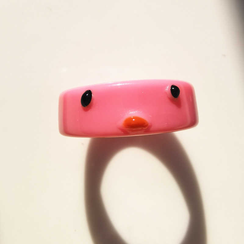 Cute Cartoon Resin Rings 1 Piece