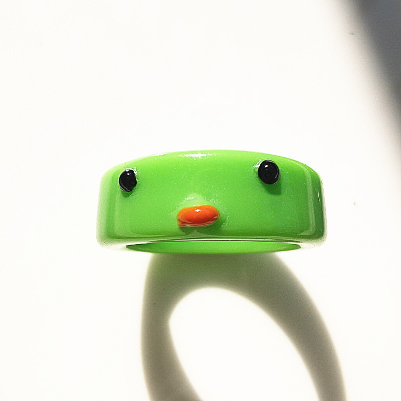 Cute Cartoon Resin Rings 1 Piece