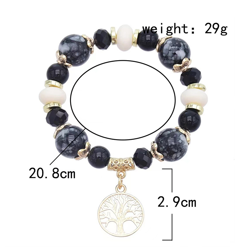 Fashion Tree Glass Bracelets Beaded 1 Piece