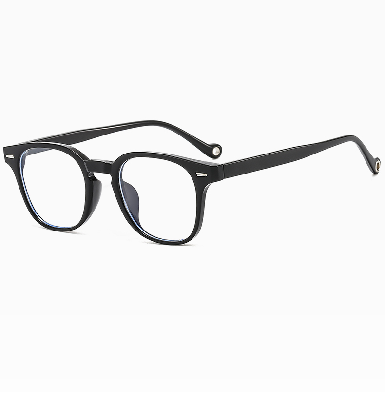 Unisex Retro Leopard Pc Square Full Frame Glasses