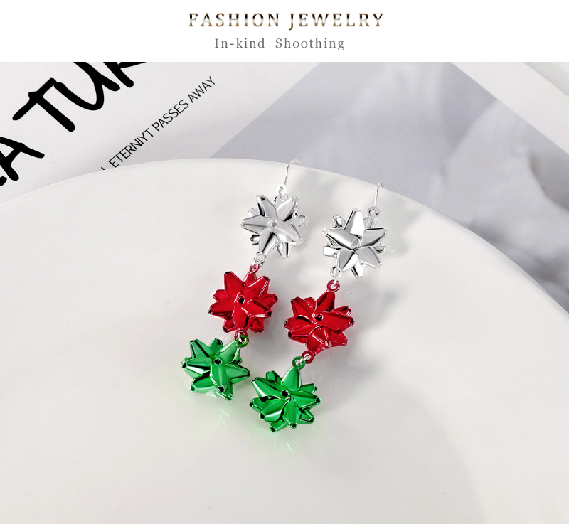 Fashion Flower Metal Plating Womenu0027S Drop Earrings 1 Pair