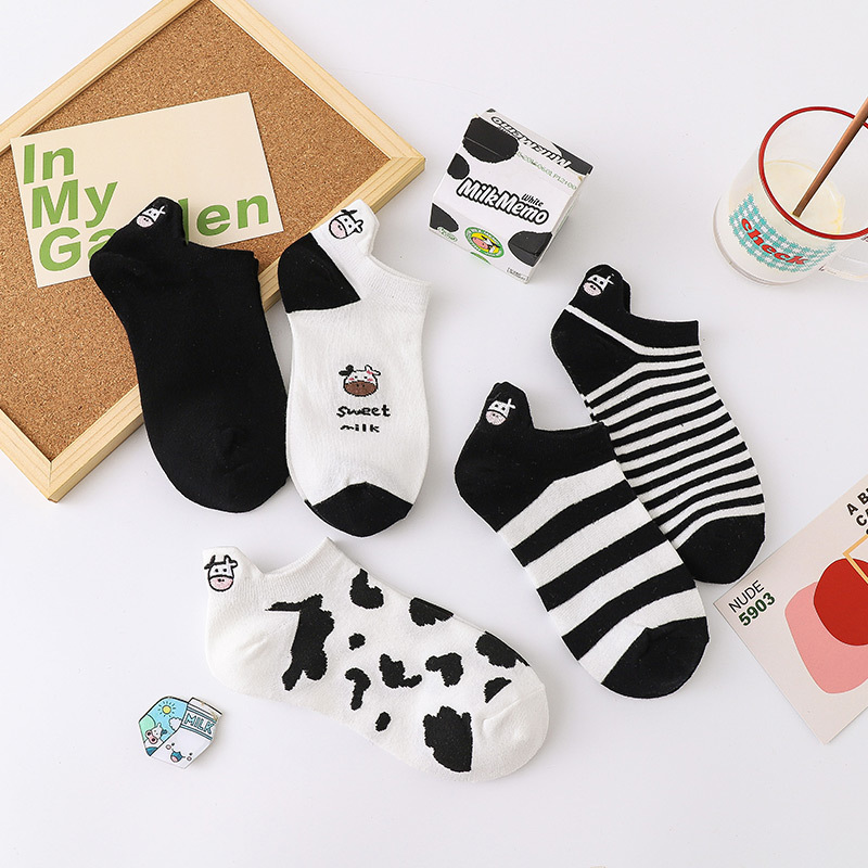 Womenu0027S Cute Cartoon Cotton Emoroidery Socks