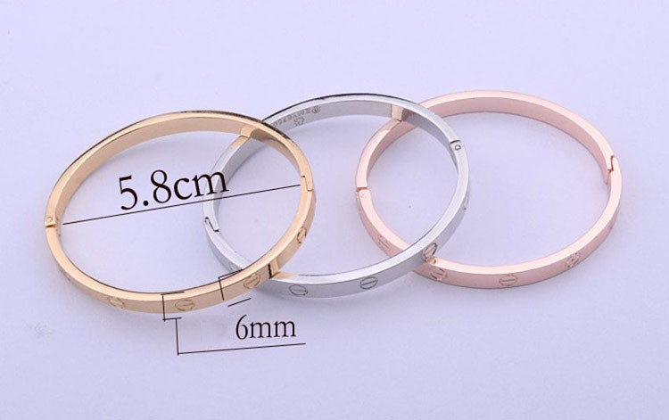 Fashion Circle Titanium Alloy Aluminium Alloy Inlay Rhinestones Womenu0027S Bangle