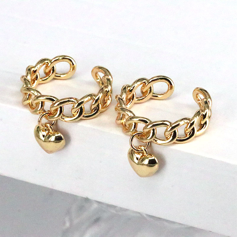 Simple Style Heart Shape Gold Plated Plating Womenu0027S Open Ring 1 Piece