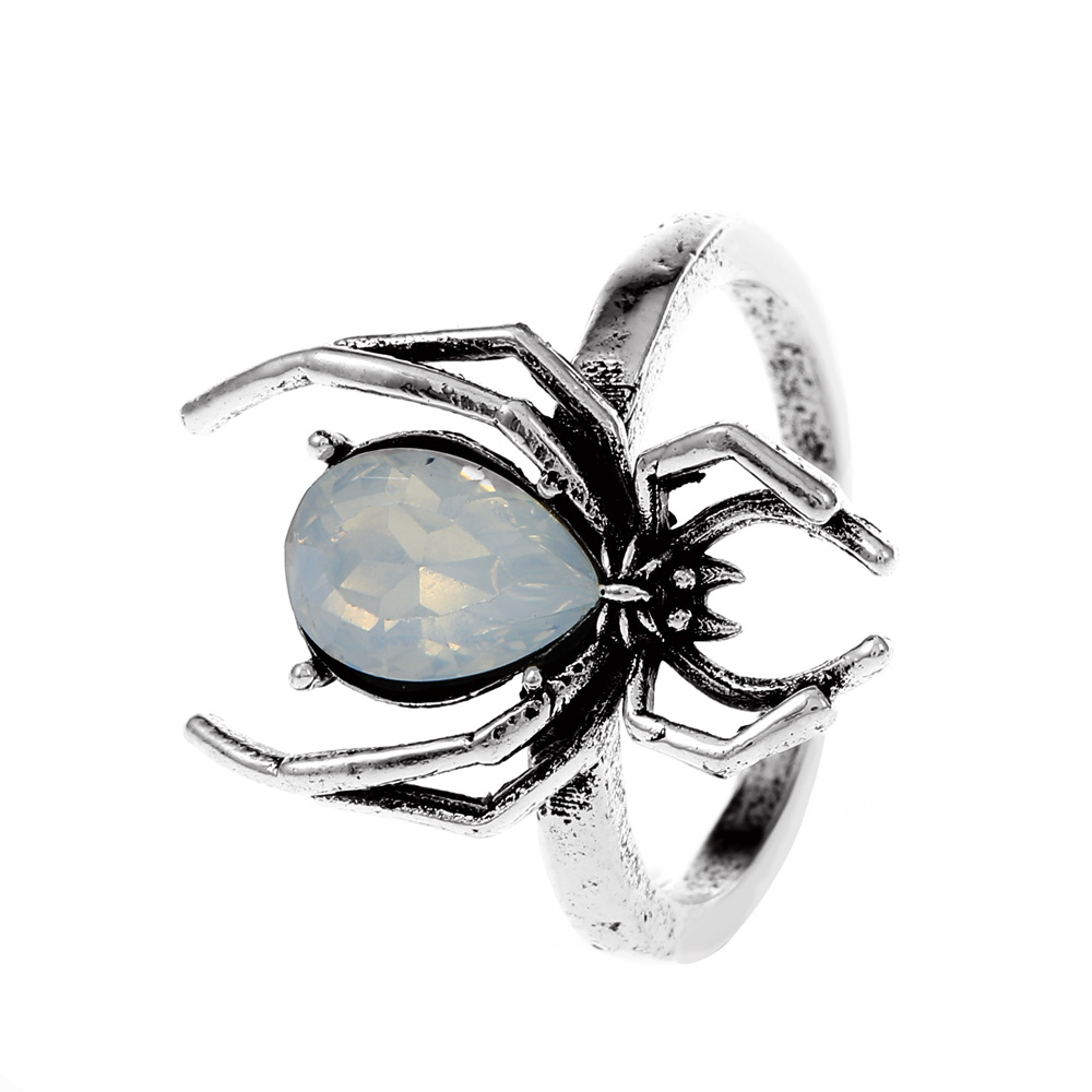 Funny Spider Alloy Plating Womenu0027S Open Ring 1 Piece