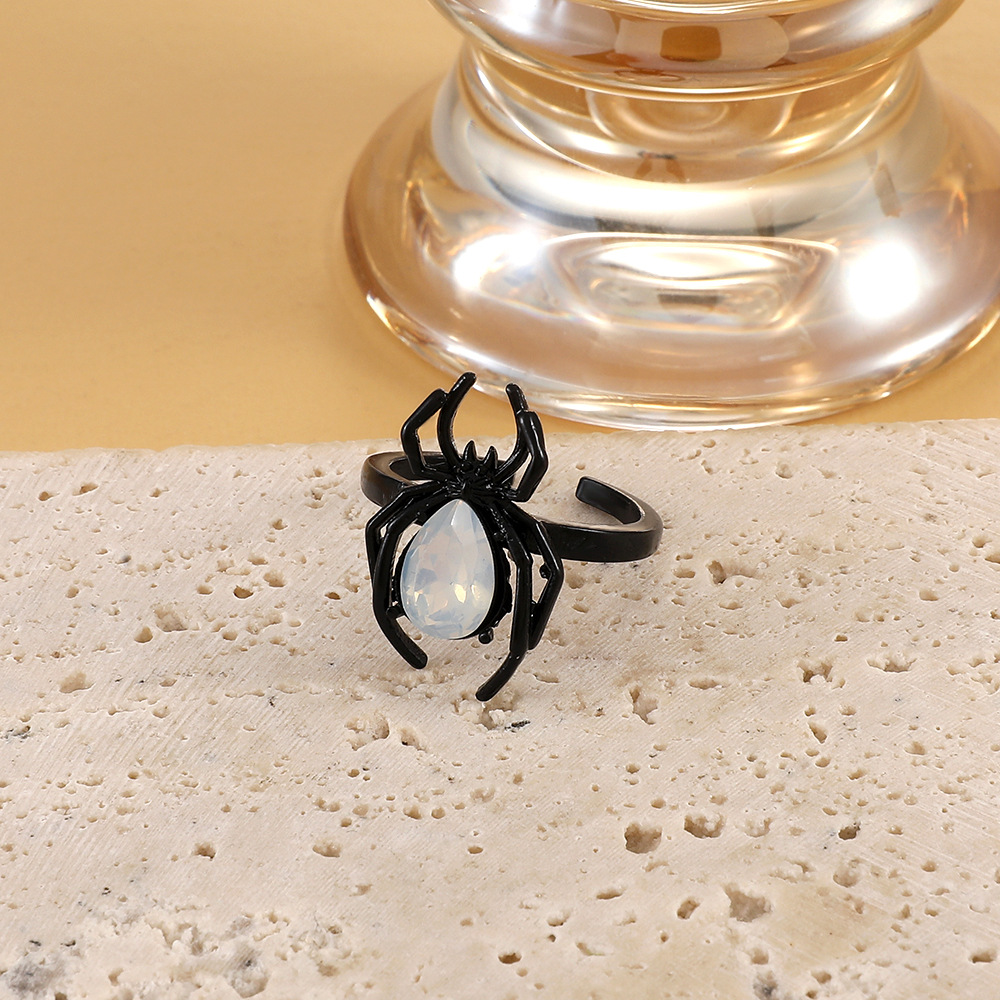 Funny Spider Alloy Plating Womenu0027S Open Ring 1 Piece