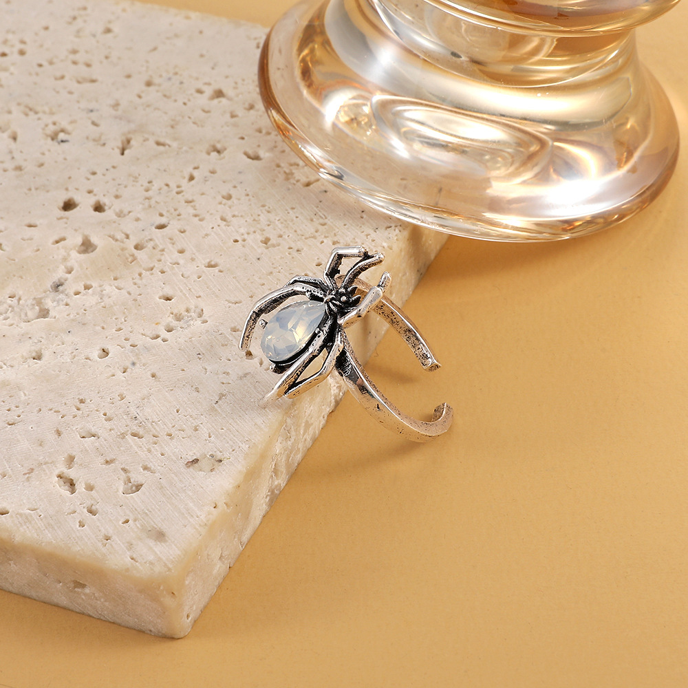 Funny Spider Alloy Plating Womenu0027S Open Ring 1 Piece