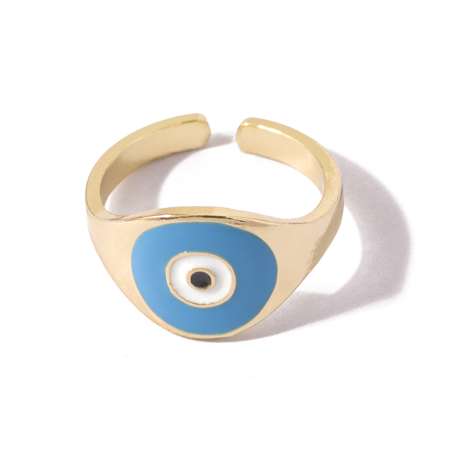 Fashion Devilu0027S Eye Alloy Enamel Womenu0027S Open Ring 1 Piece