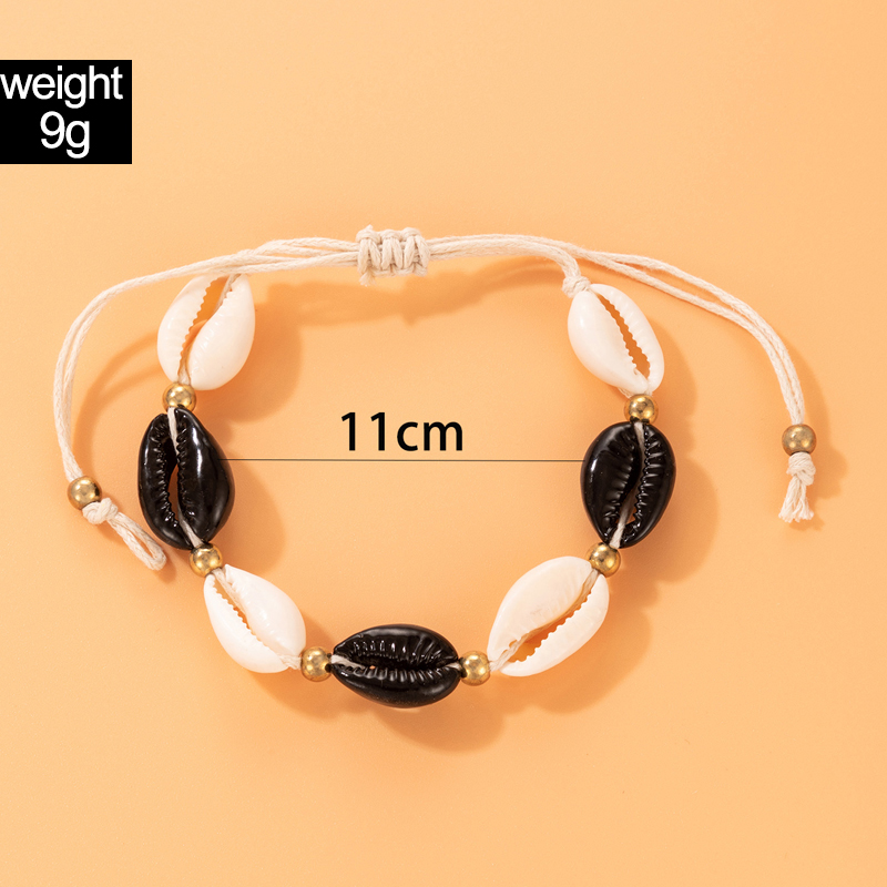 Simple Style Shell Alloy Anklet