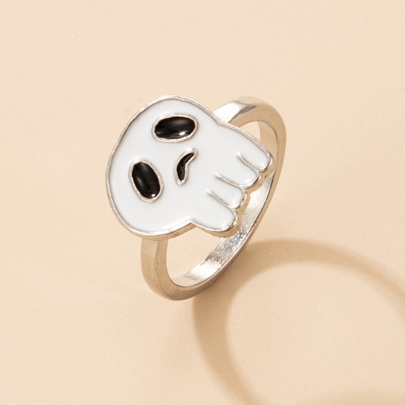 Simple Style Pumpkin Grimace Alloy Plating Unisex Rings