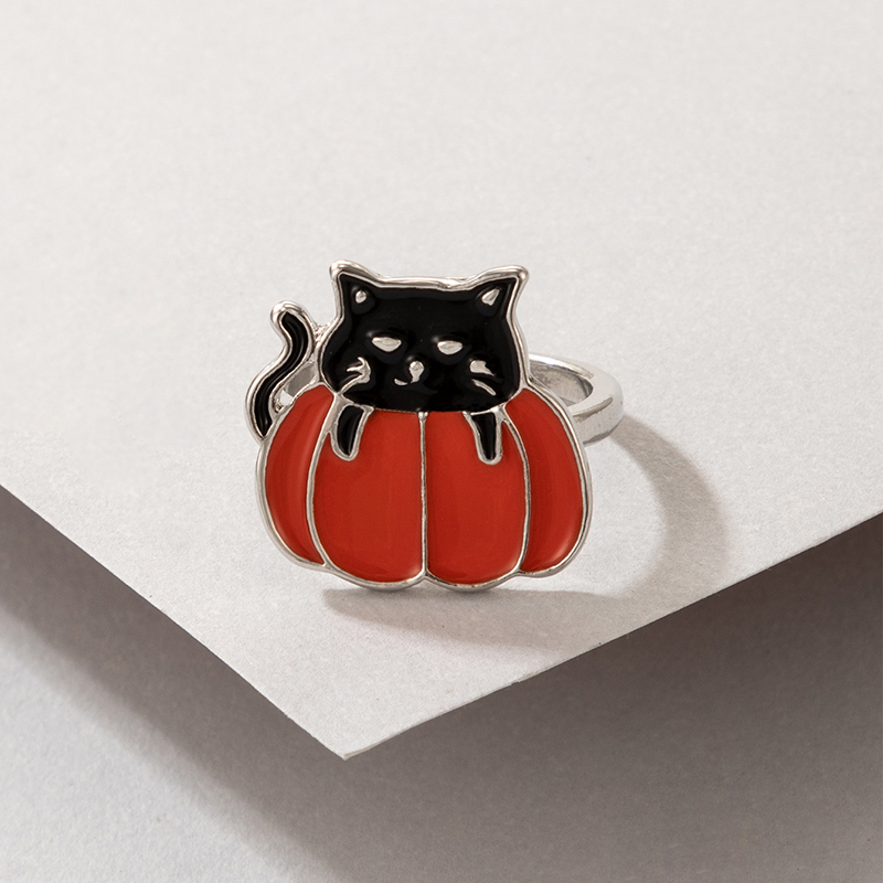 Simple Style Pumpkin Grimace Alloy Plating Unisex Rings