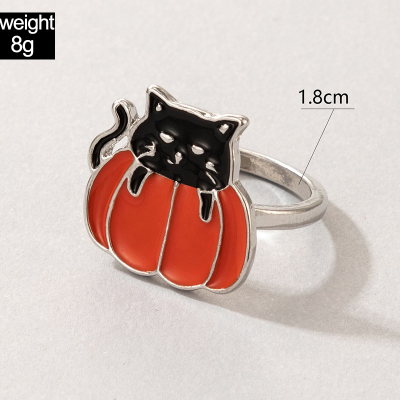 Simple Style Pumpkin Grimace Alloy Plating Unisex Rings