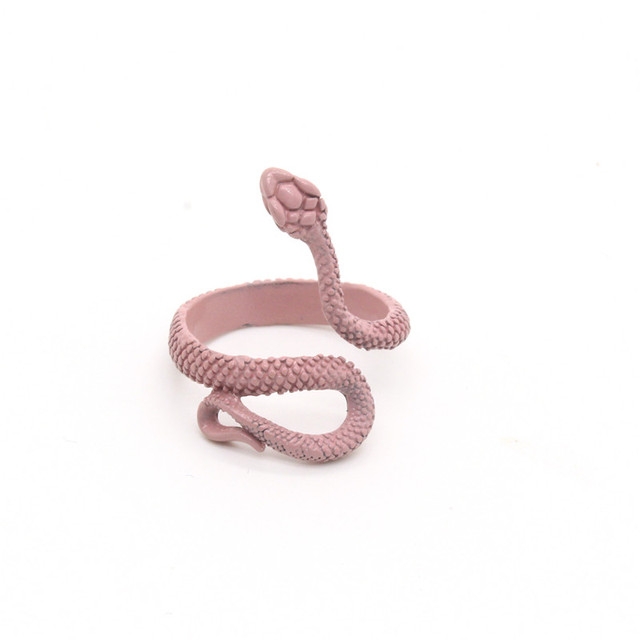 Retro Snake Alloy Plating Unisex Open Ring 1 Piece