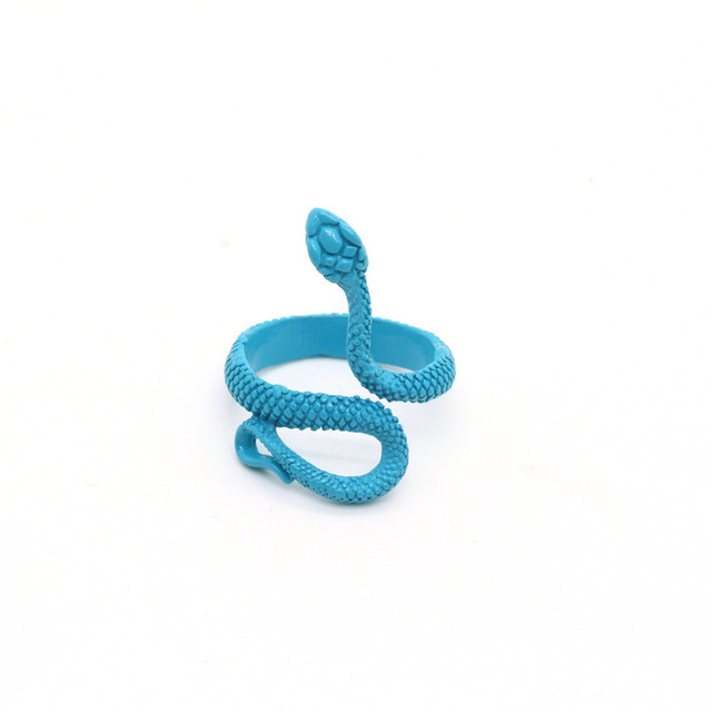 Retro Snake Alloy Plating Unisex Open Ring 1 Piece