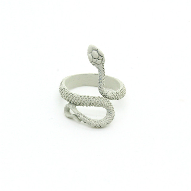 Retro Snake Alloy Plating Unisex Open Ring 1 Piece