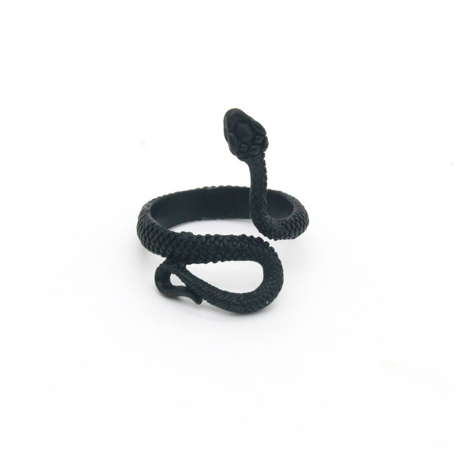 Retro Snake Alloy Plating Unisex Open Ring 1 Piece