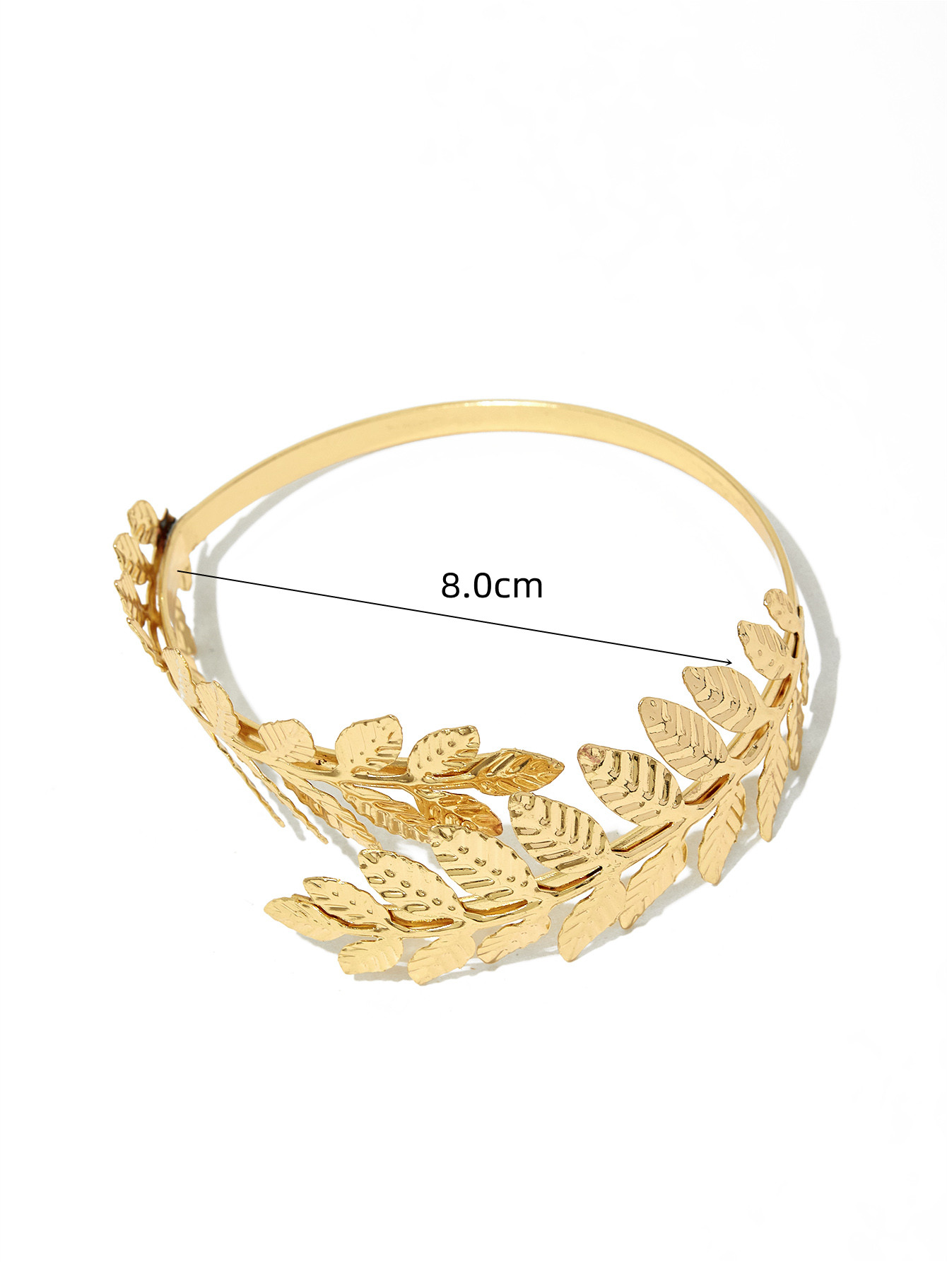 Vintage Style Leaf Alloy Plating Womenu0027S arm bracelet