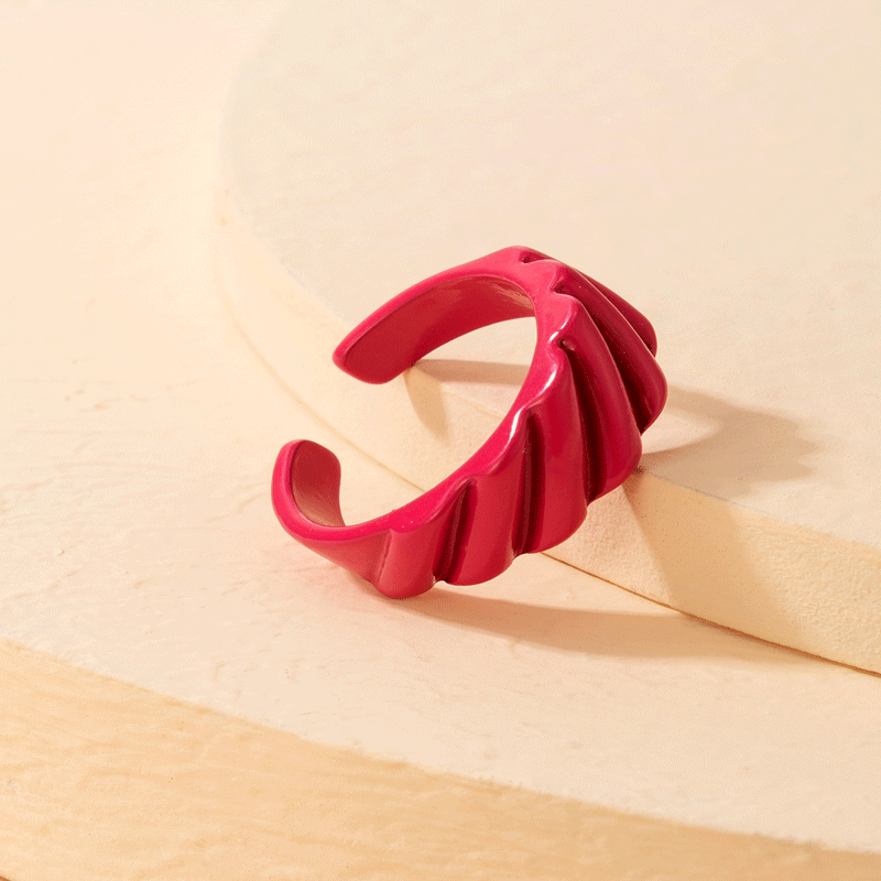 Cute Geometric Alloy Womenu0027S Open Ring