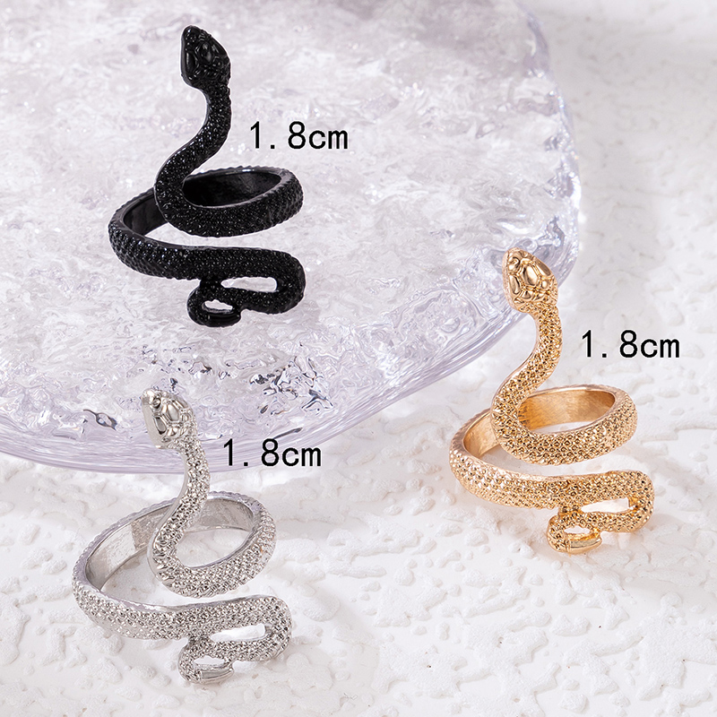 Simple Style Snake Alloy Womenu0027S Rings 1 Piece