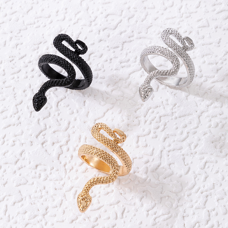 Simple Style Snake Alloy Womenu0027S Rings 1 Piece