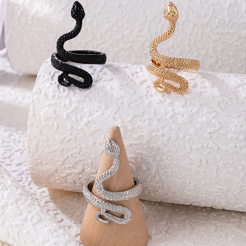 Simple Style Snake Alloy Womenu0027S Rings 1 Piece