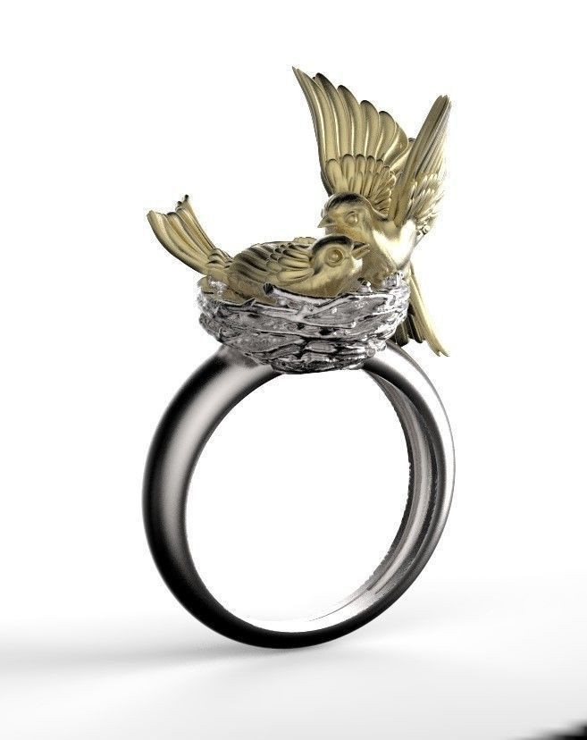 Retro Bird Alloy Womenu0027S Rings 1 Piece