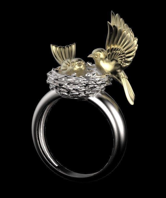 Retro Bird Alloy Womenu0027S Rings 1 Piece