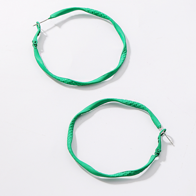 Exaggerated Round Alloy Womenu0027S Hoop Earrings 1 Pair