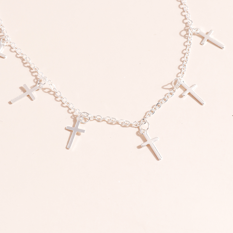 Fashion Cross Alloy Womenu0027S Necklace 1 Piece