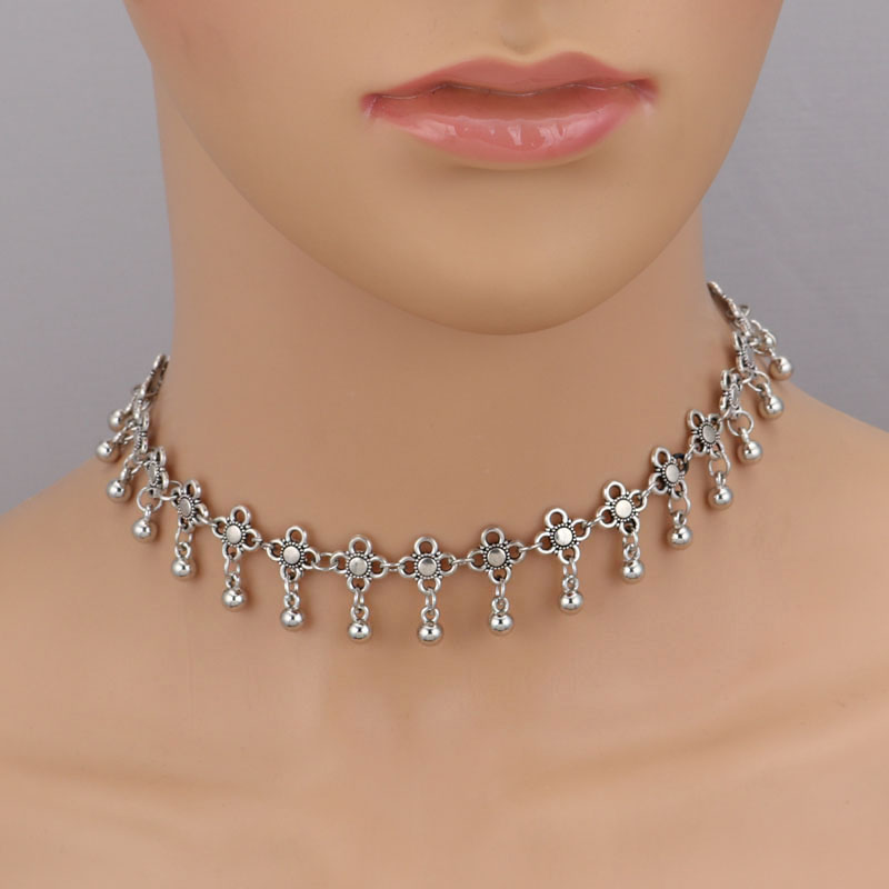 Fashion Solid Color Alloy Womenu0027S Choker