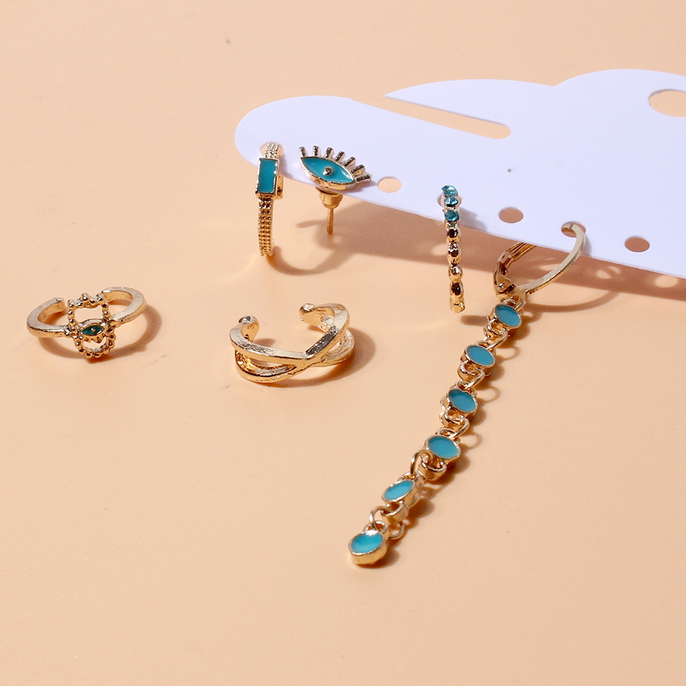 Fashion Geometric Eye Alloy Plating Womenu0027S Drop Earrings 1 Set