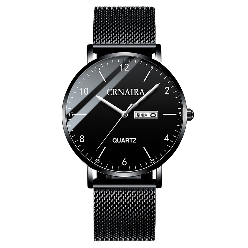 Casual Number Buckle Quartz Menu0027s Watches