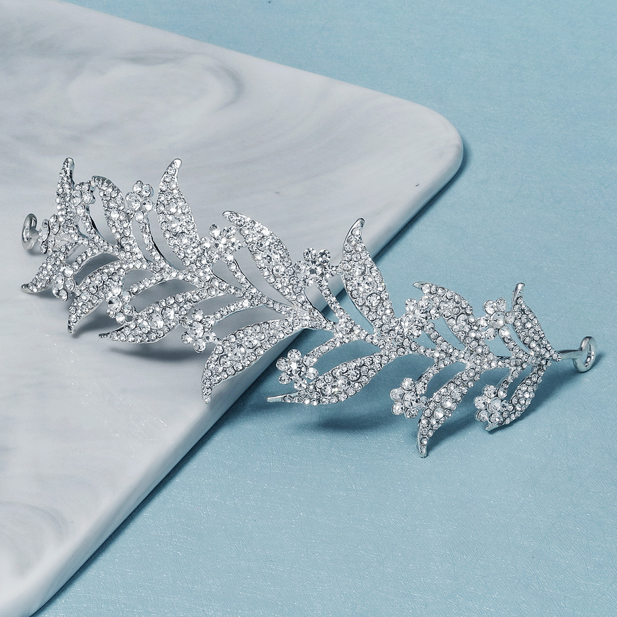 Simple Style Crown Alloy Inlay Rhinestones 1 Piece