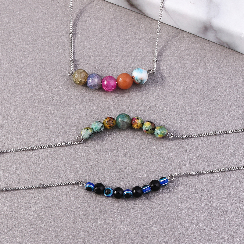 Fashion Round Beaded Alloy Womenu0027S Necklace 1 Piece