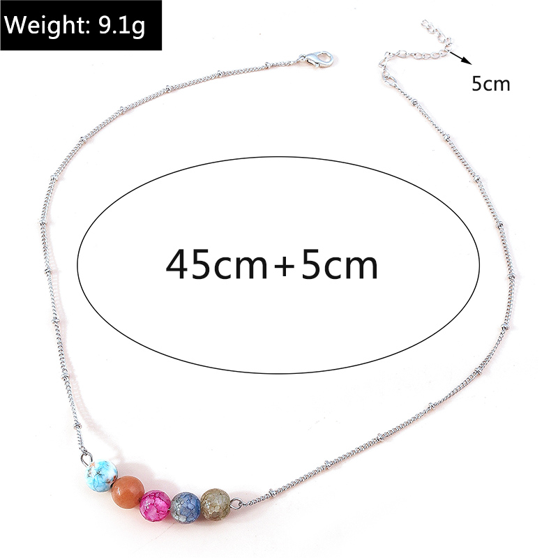 Fashion Round Beaded Alloy Womenu0027S Necklace 1 Piece