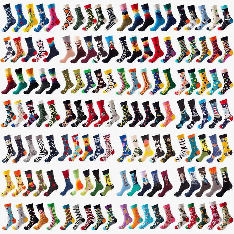 Unisex Basic Color Block Nylon Cotton Jacquard Ankle Socks 1 Set