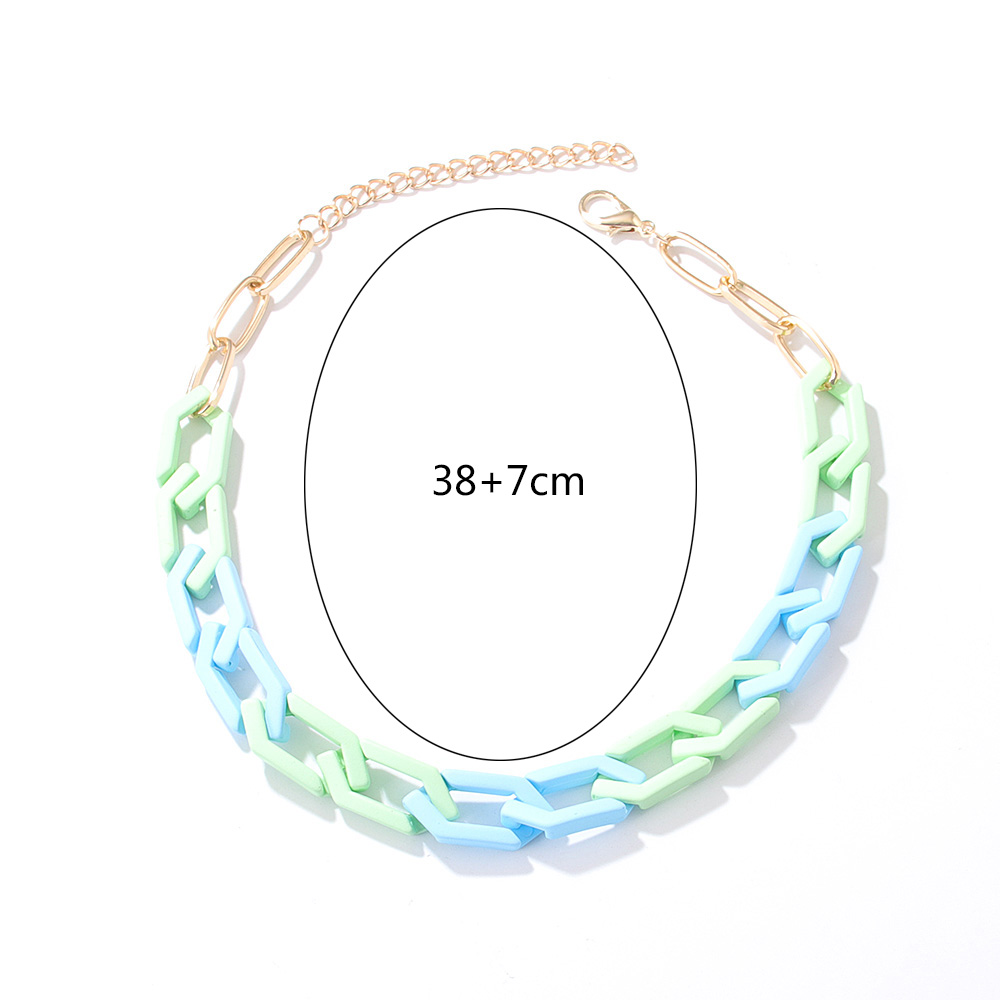 Fashion Geometric Aluminum Plating Womenu0027S Necklace 1 Piece