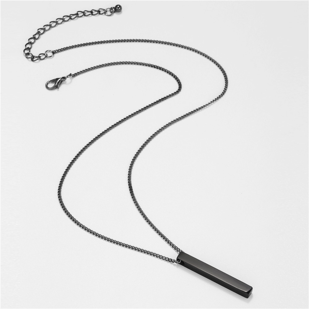 Classic Style Rectangle Alloy Plating Menu0027S Pendant Necklace 1 Piece