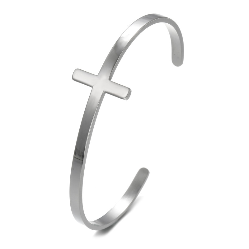 Classic Style Cross Alloy Plating Womenu0027S Bangle 1 Piece