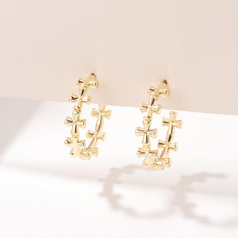 Fashion Geometric Alloy Plating Womenu0027S Ear Studs 1 Pair